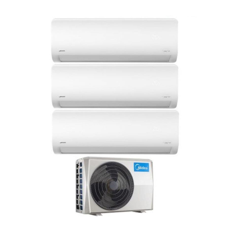 CLIMATIZZATORE 3 SPLIT 9+9+12 MIDEA XTREME PRO WI FI  WI FI INTEGRATO DC INVERTER M3OG-21HFN8-QR-32 A++A+